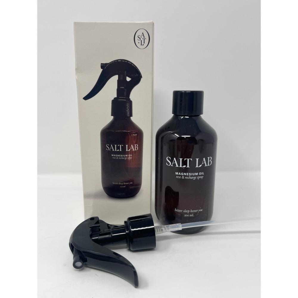 Salt Lab Magnesium Oil Rest And Recharge Spray Better Sleep 6.8.oz. NEW w/ BOX